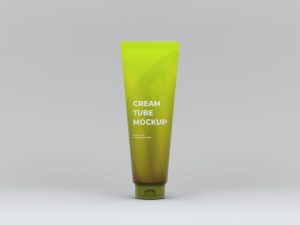 Cream Tube Mockup
