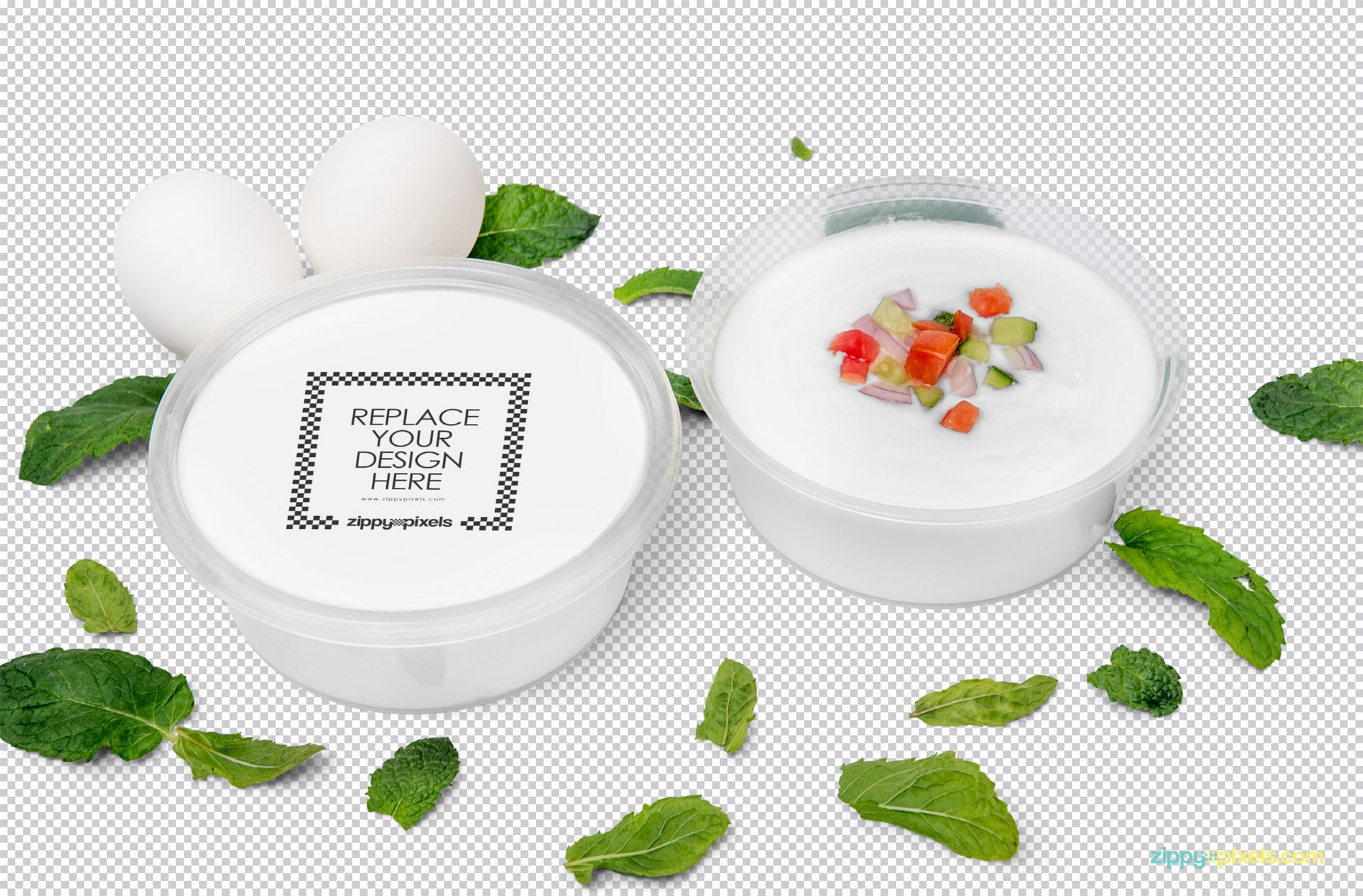 Disposable Soup Bowl Mockup