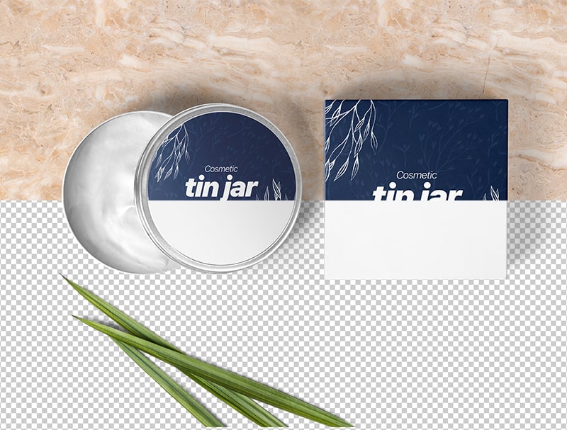 Cosmetic Jar Package Mockup