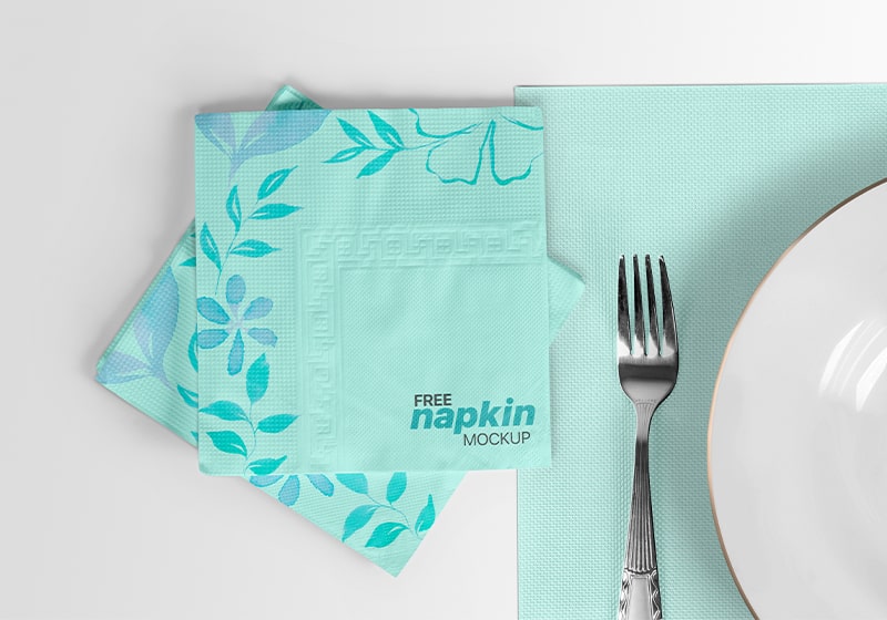 Free Napkin Mockup