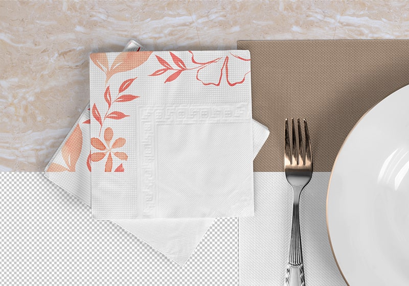 Free Napkin Mockup