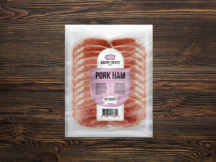 Download Free Plastic Wrap Food Container Meat Packaging Mockup Package Mockups