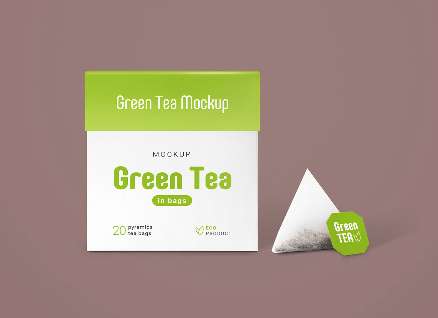 Download Free Tea Bags Packaging Mockup Set Free Package Mockups