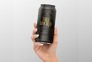 Soda Tin Can Mockup
