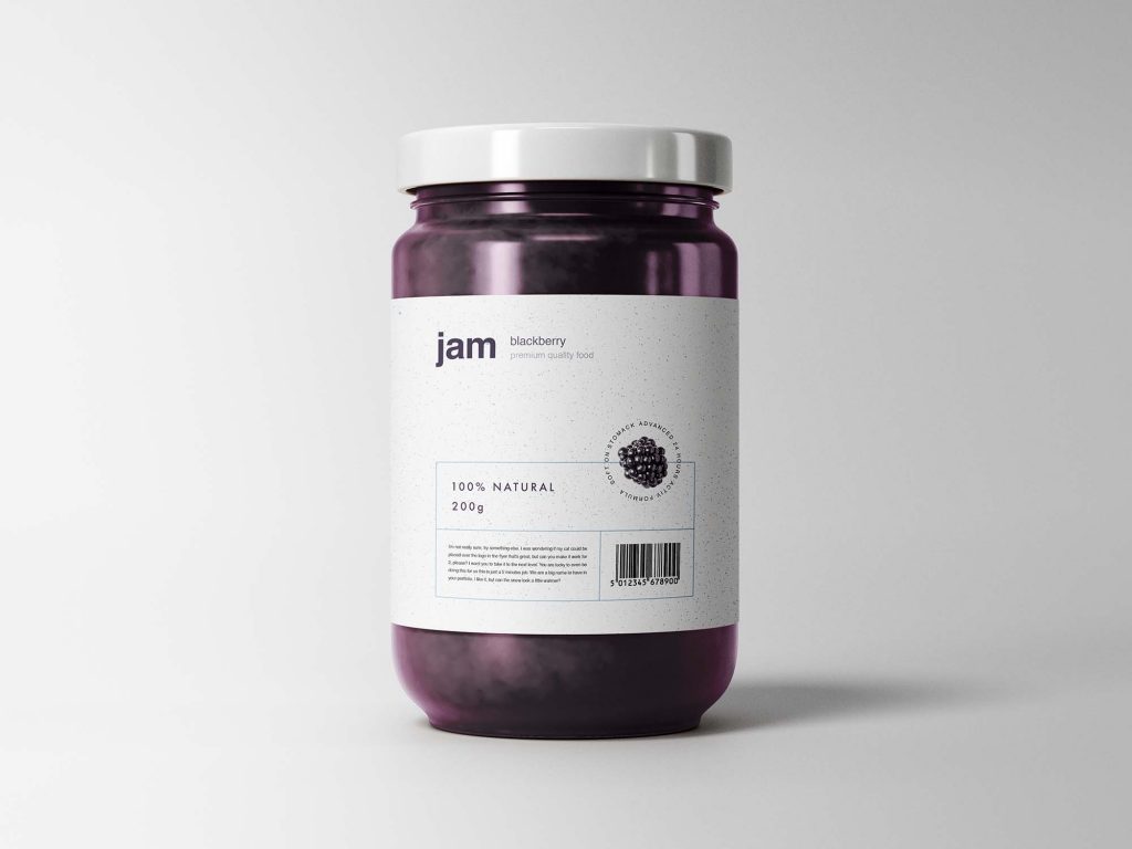 Jam Jar Mockup