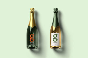 Champagne Bottle Mockup