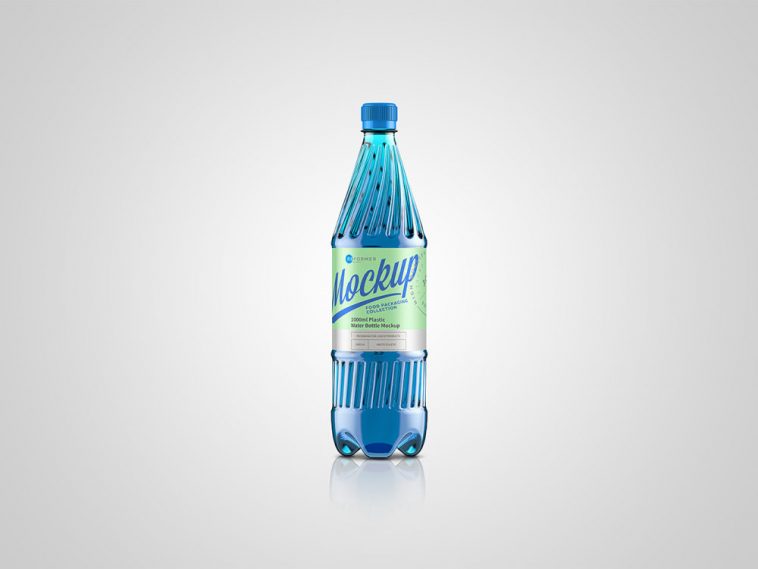 Download Free 1 Liter Plastic Water Bottle Free Mockup Free Package Mockups Yellowimages Mockups