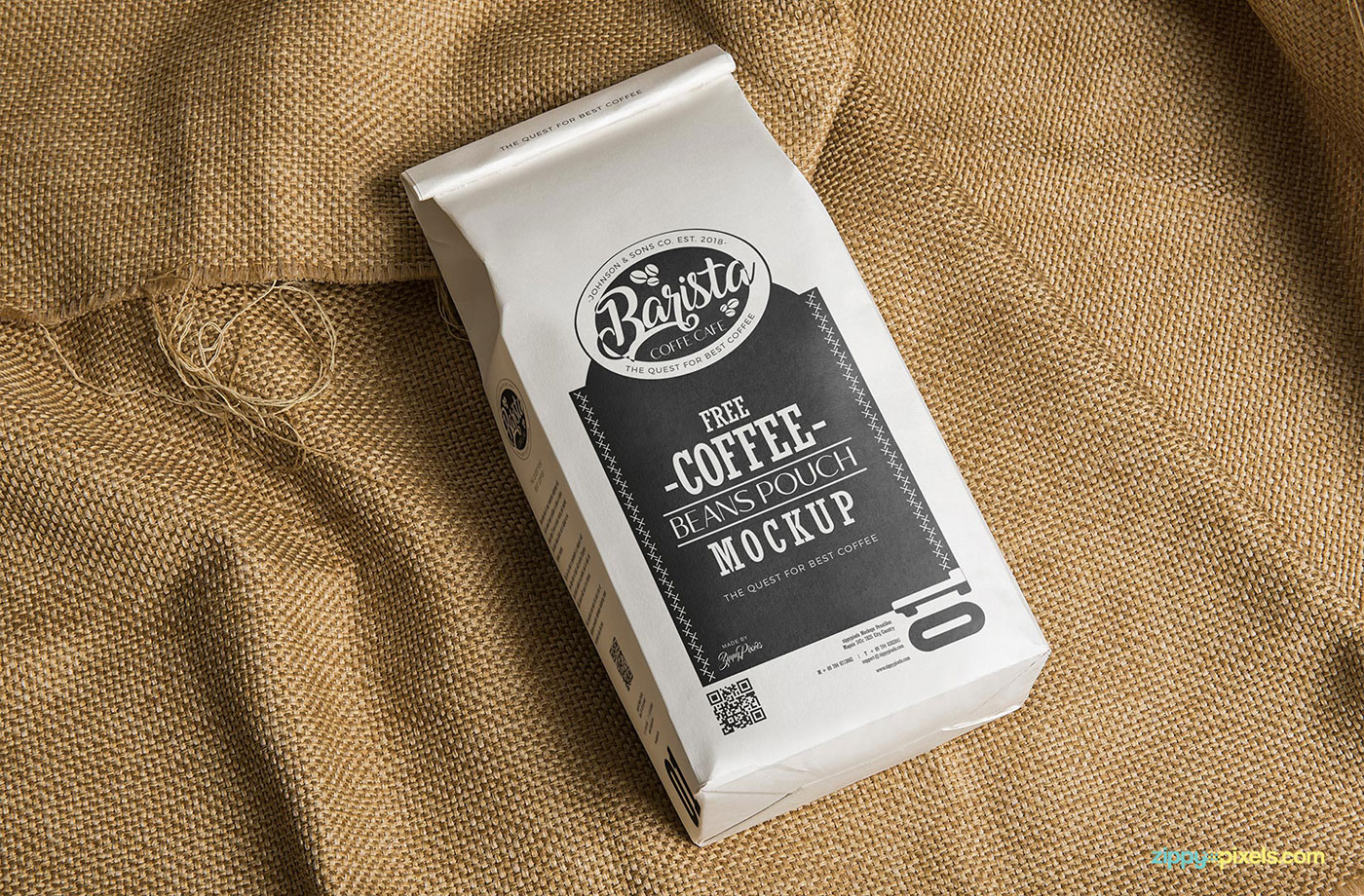 Classic Paper Bag Package Mockup