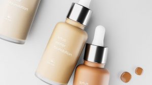 Free Cosmetics Bottle Mockup