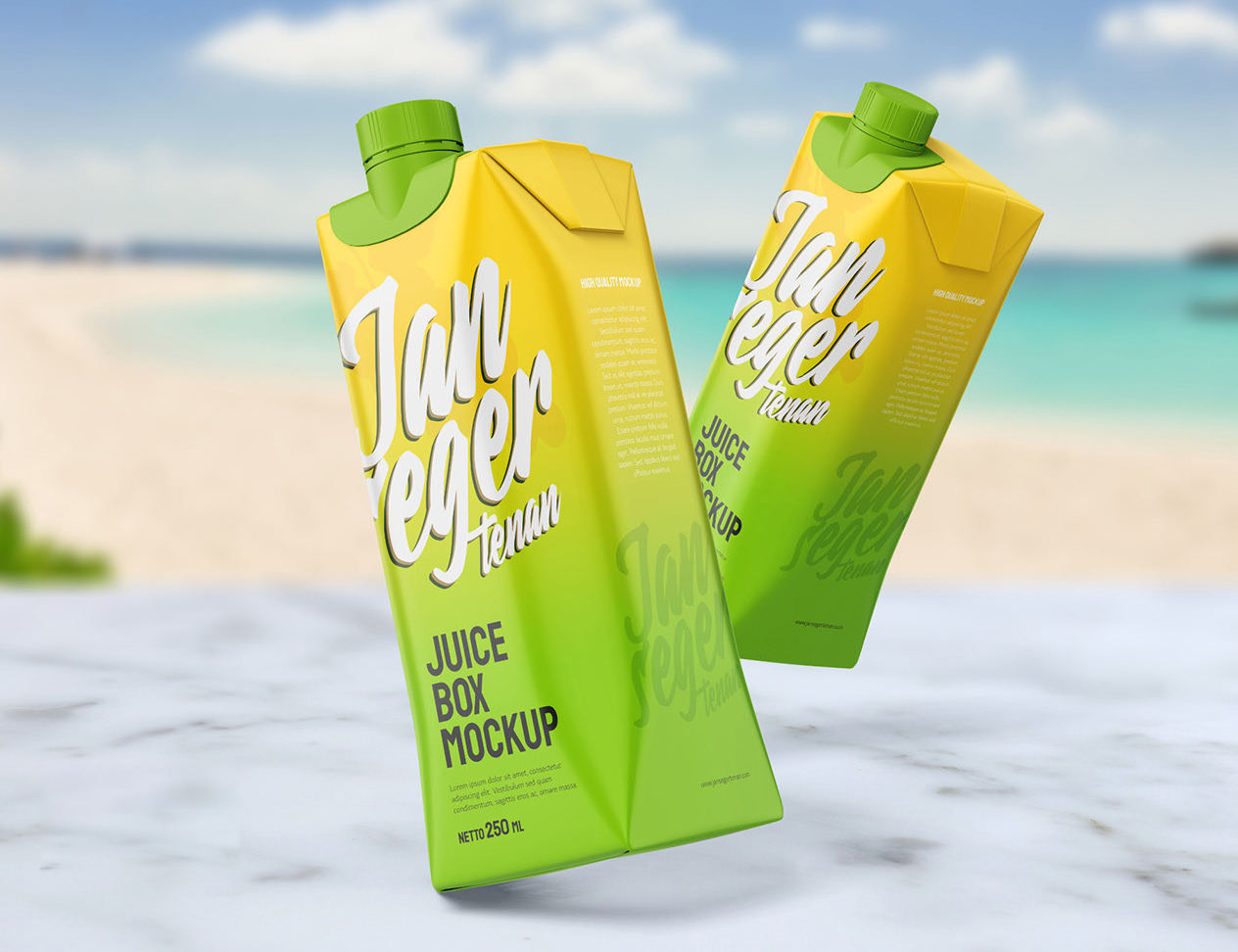 Free Juice Box Mock-up​​​​​​​