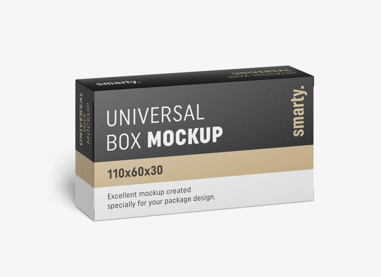 Download Free Rectangle Box Packaging Mockup Free Package Mockups PSD Mockup Templates