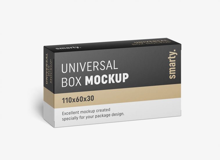 Download Free Rectangle Box Packaging Mockup Free Package Mockups