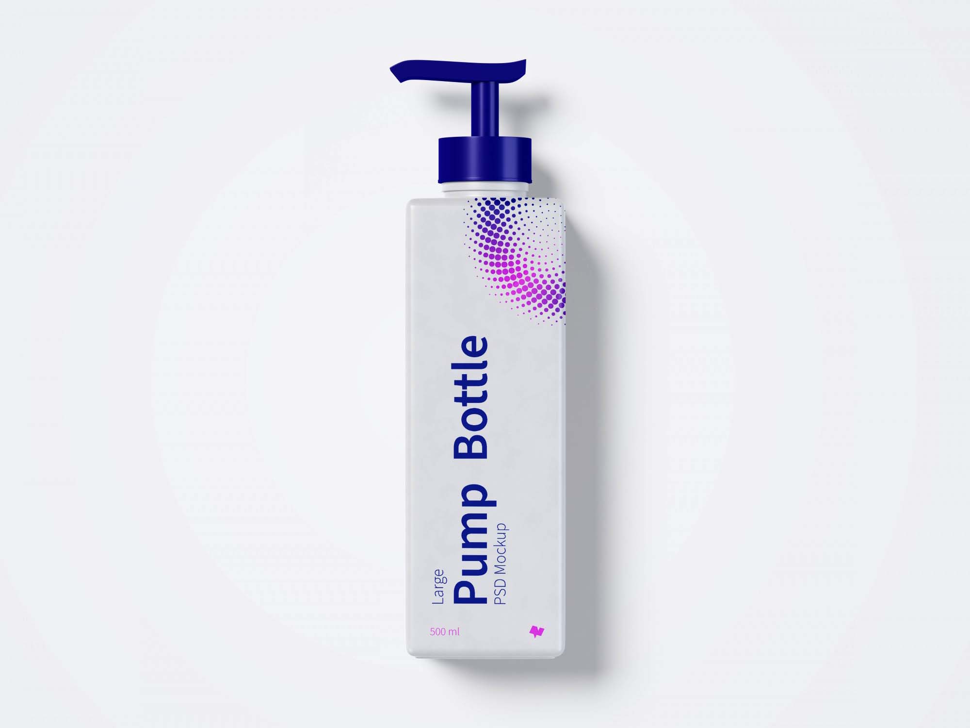 Pump Bottle Mockup
