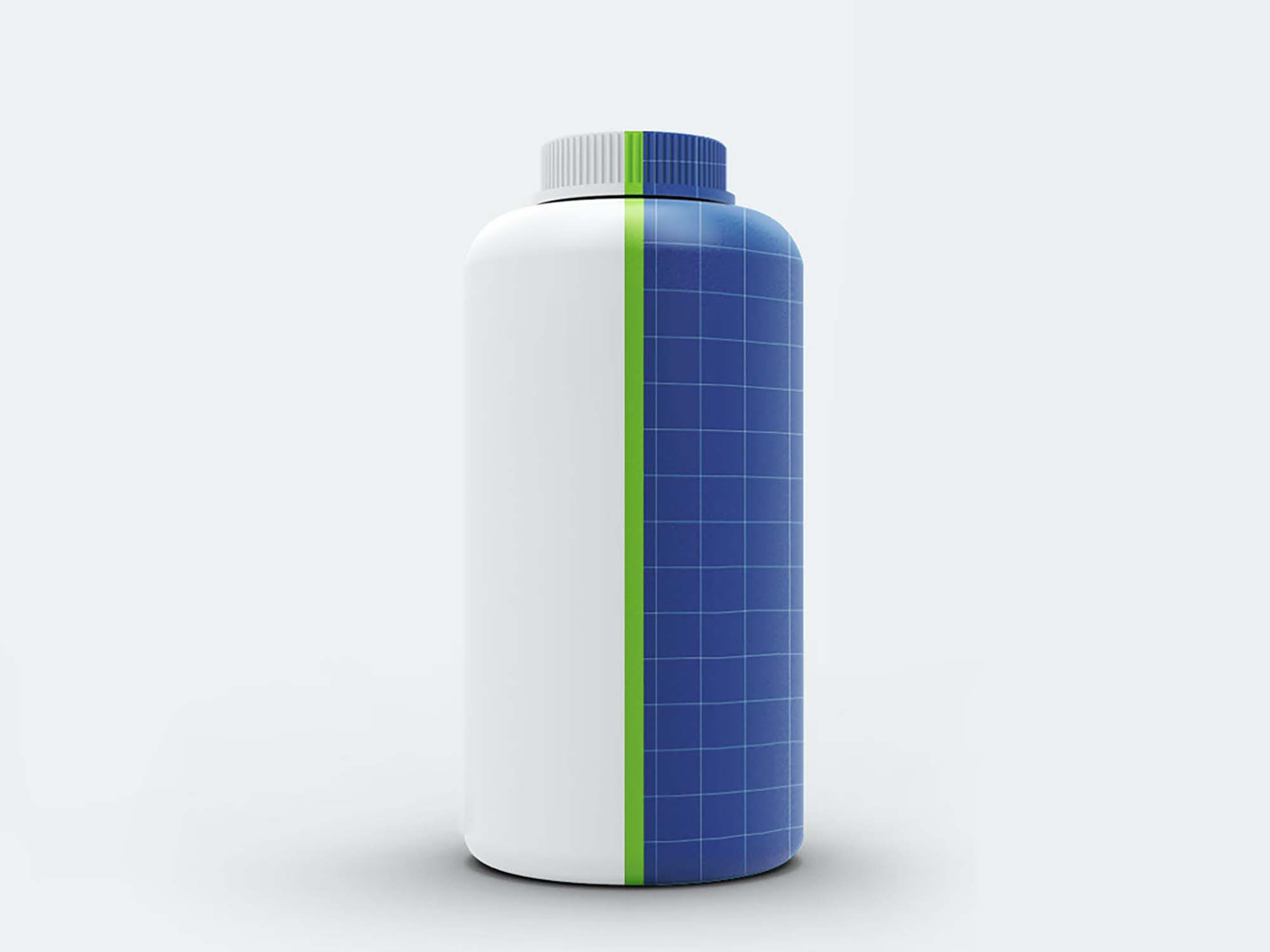 Free Plastic Bottle Mockup