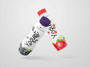 Yogurt Bottle Mockups