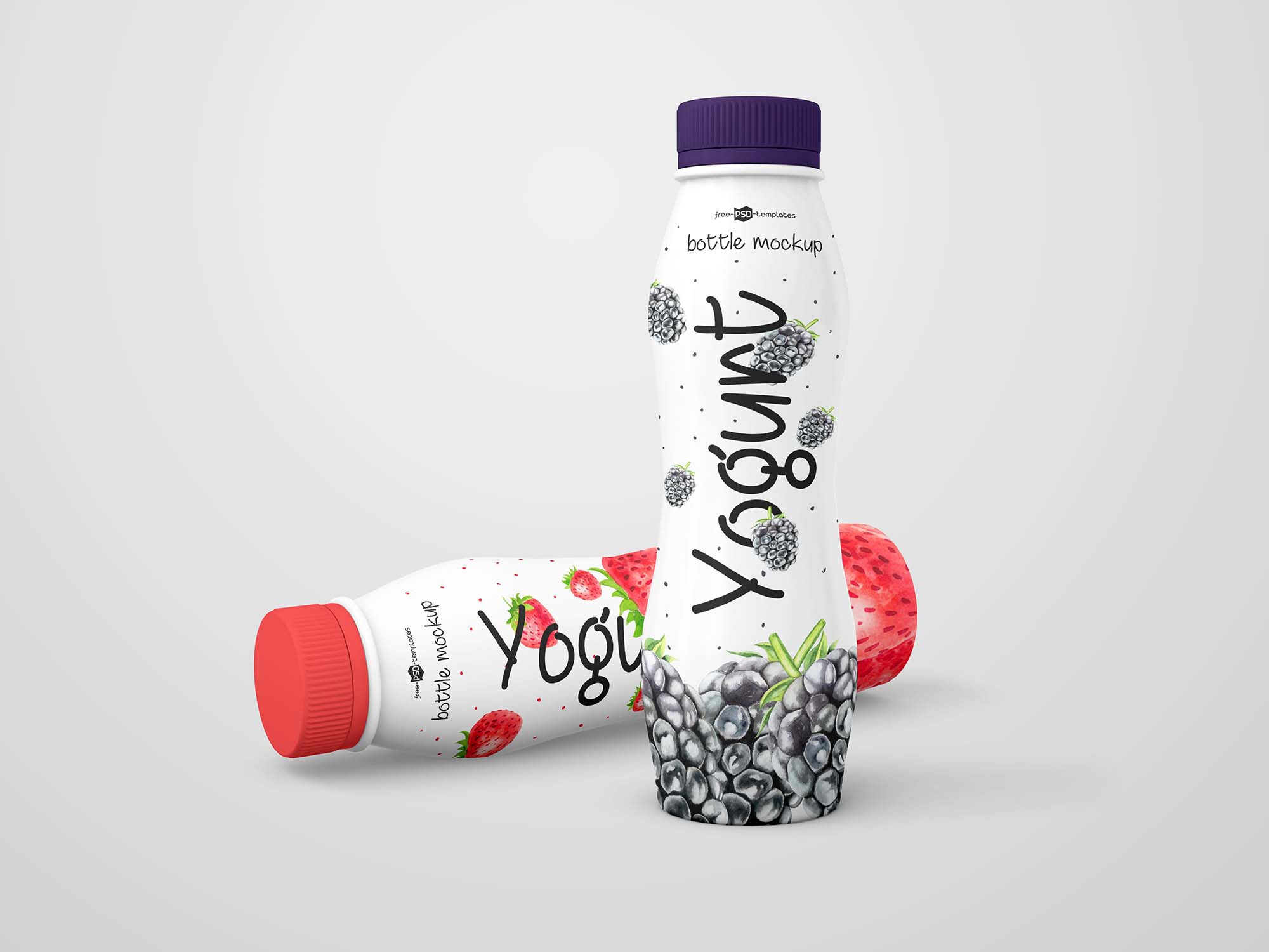 Yogurt Bottle Mockups