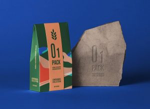 Free Herbal Bag Mockup