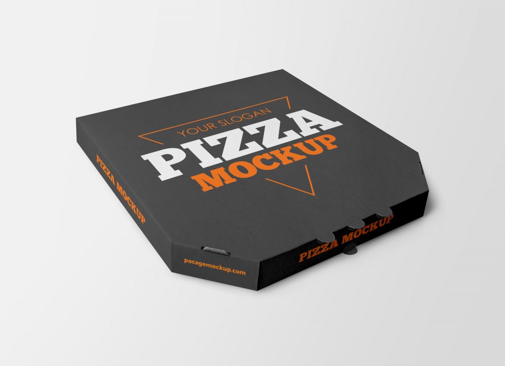 Free Pizza Box Mockup PSD