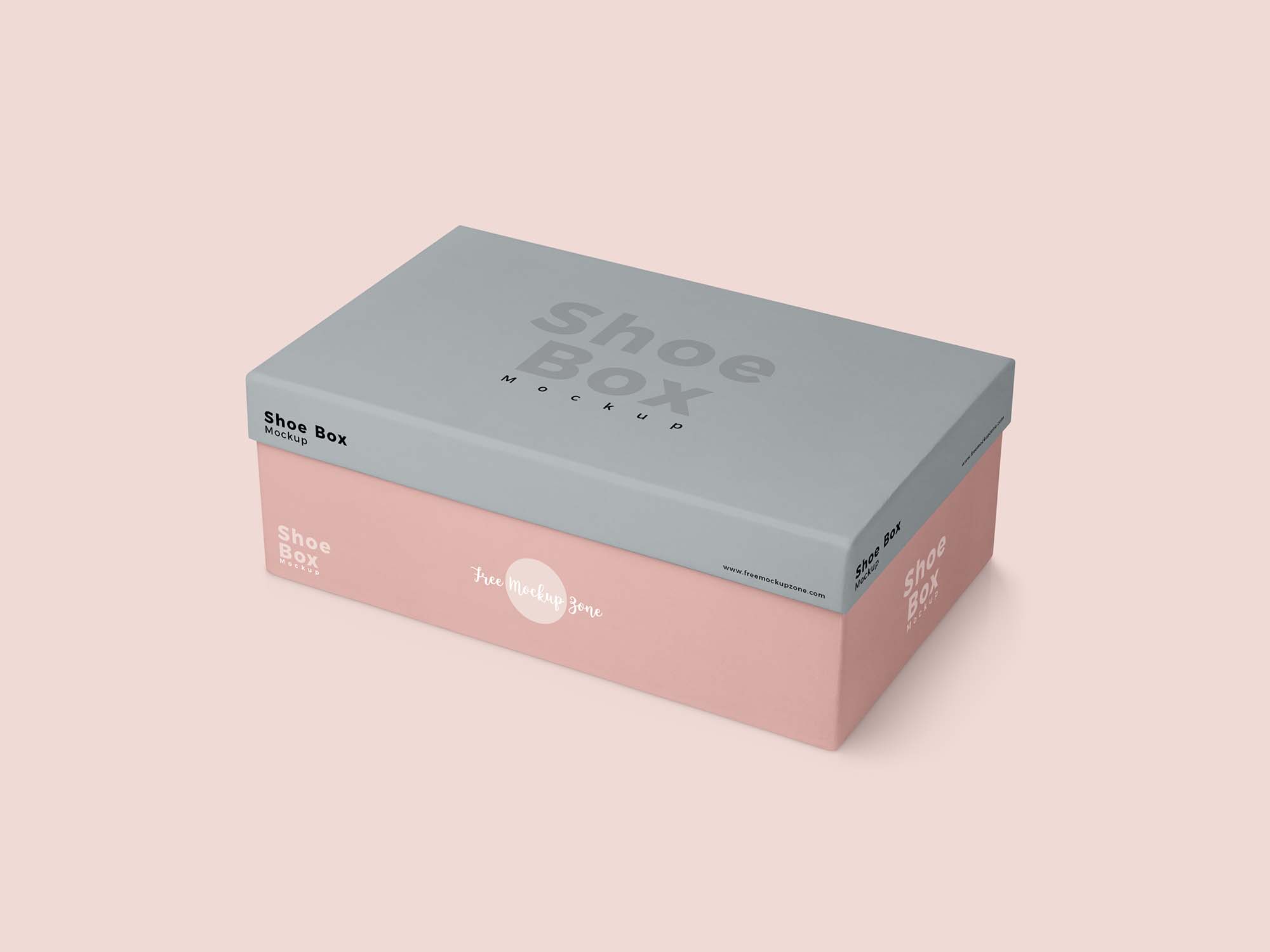 Shoe Box Package Mockup