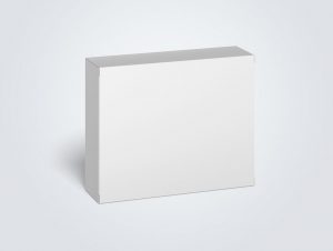 slim square box mockup
