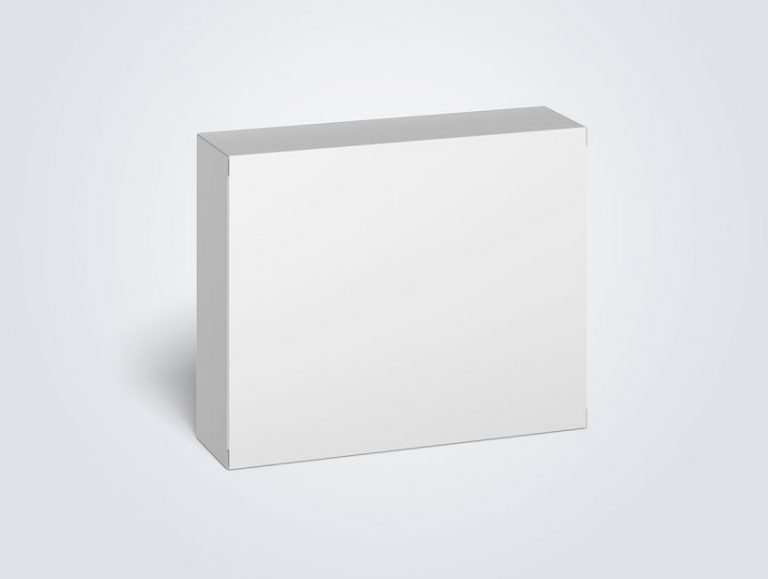 slim square box mockup