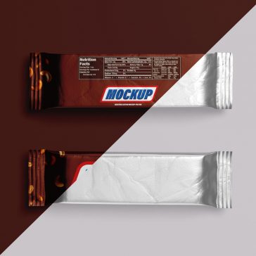 Free Chocolate Bar Mockup Set - Free Package Mockups