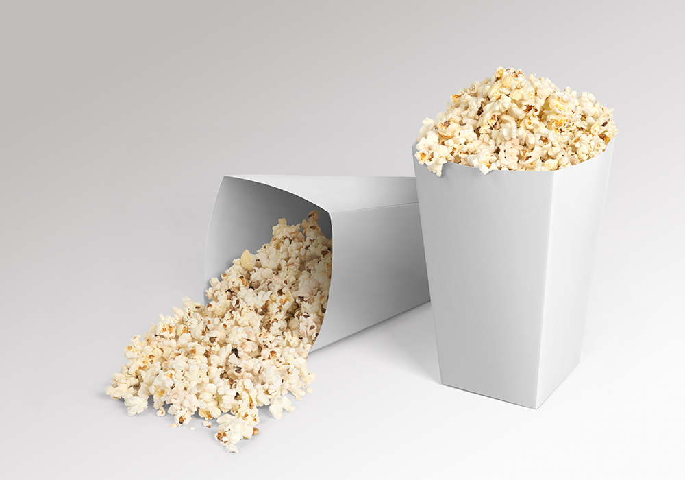 Popcorn Box Mockup