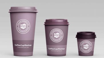 Download Free Paper Coffee Cups With Paper Straw Mockup Package Mockups