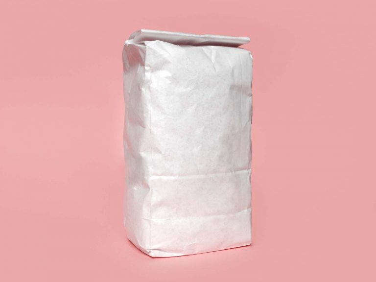 Free Flour Bag Mockup
