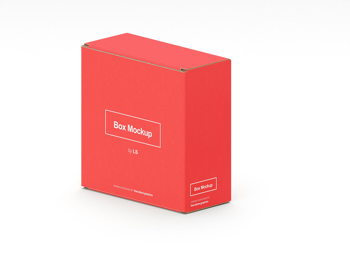 Free Boxes PSD Mockup