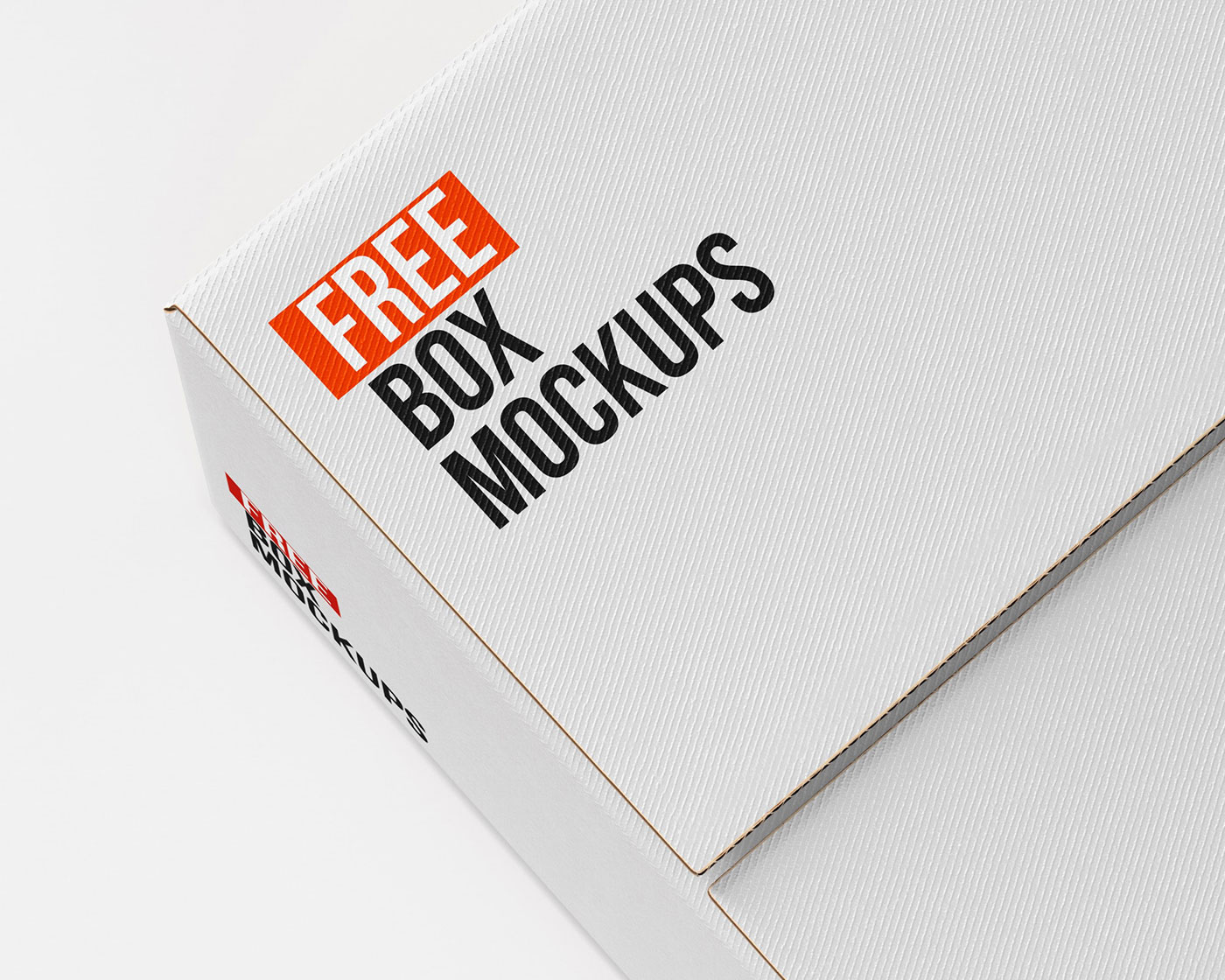 Top View Boxes PSD Mockup