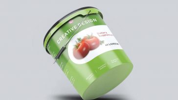 Download Free Floating Paint Bucket Mockup Free Package Mockups PSD Mockup Templates