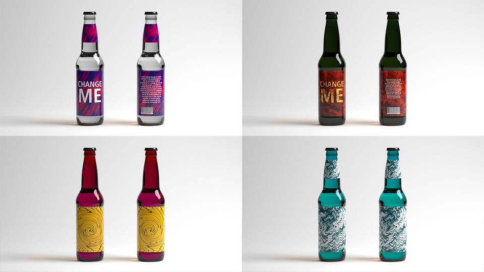 Beer Bottle Free Mockup