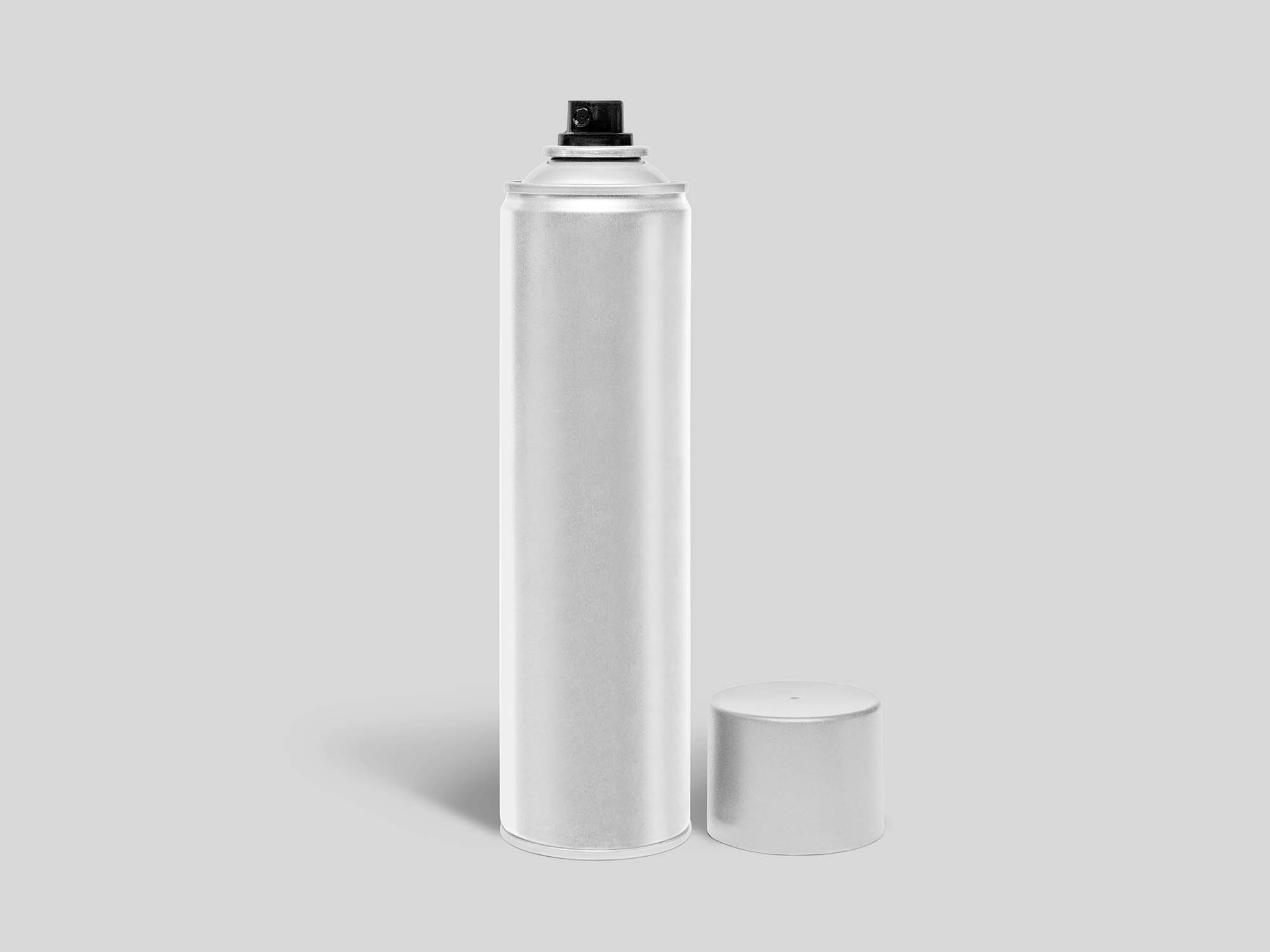 Free Aerosol Spray Can Mockup PSD