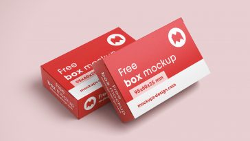 Download Free Free Box Mockup For Packaging Package Mockups PSD Mockups.