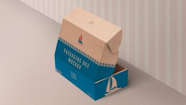 Download Free Open Shoe Box Mockup Free Package Mockups