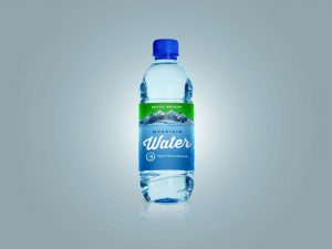 Free Small Water Pet Bottle Mockup