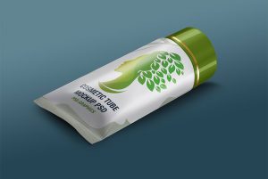 Big Cosmetic Cream Tube Mockup