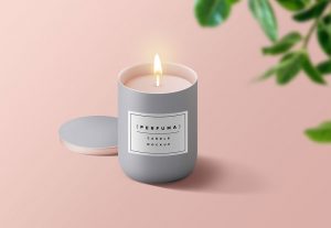Free Candle Mockup