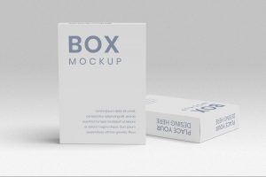 Free Product Packaging Boxes Mockup Set