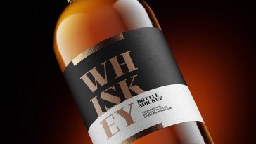 Whisky Bottle Mockup