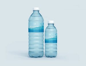 Mineral Water Bottle Mockup PSD Set