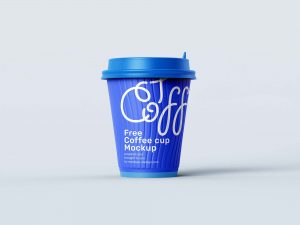 4 Free Paper Coffee Cup Mockups PSD