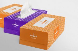 Tissue Paper Packaging Box Mockups