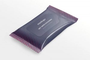 Wet Wipes Packaging Mockup