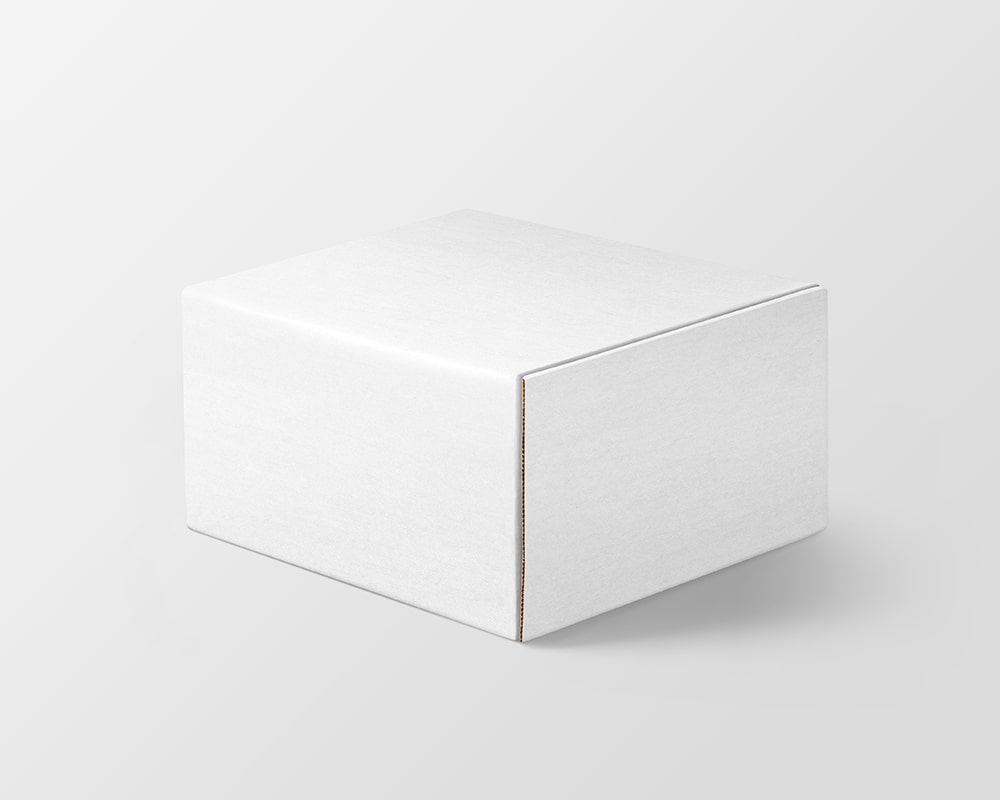 Free Square Mailing Box Mockup