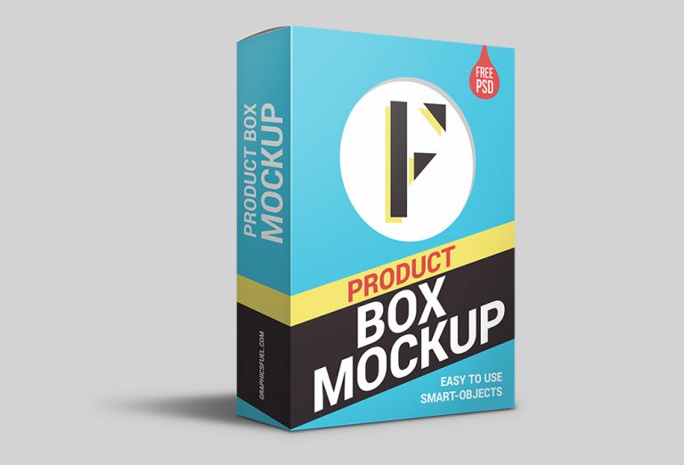 Free Product Packaging Box Mockup