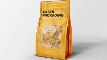 Download Free Bread Packaging Paper Cover Mockup Free Package Mockups PSD Mockup Templates