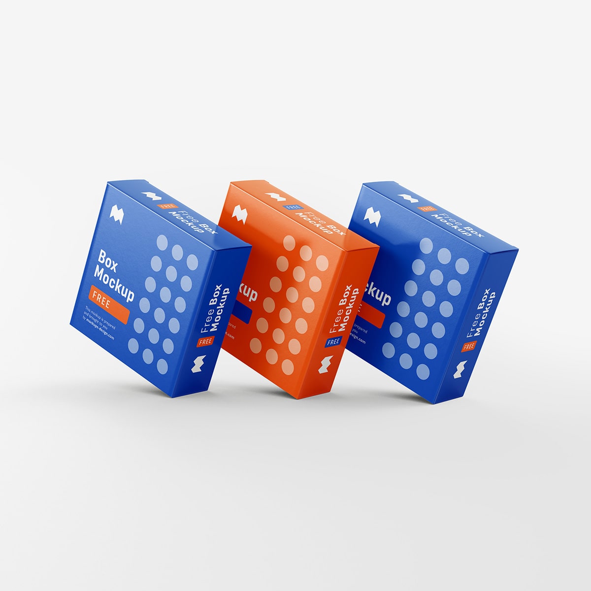 Free Packaging Boxes Mockup