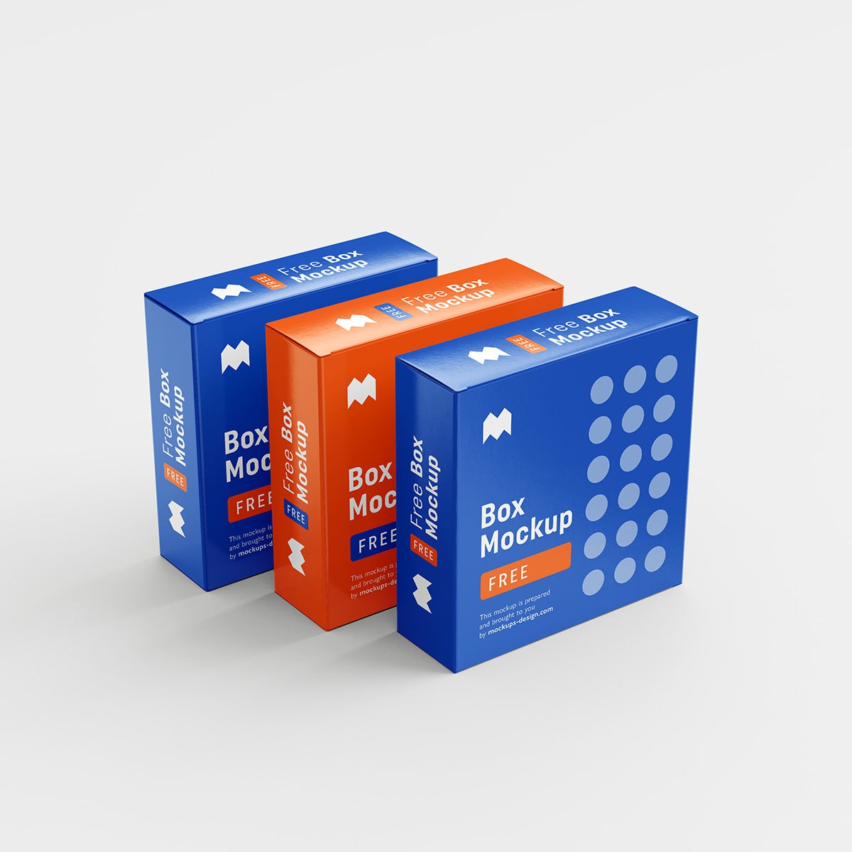 Free Packaging Boxes Mockup